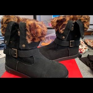 Guess cheetah boots